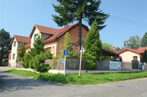 Luftaufnahme des Pensionsgeländes