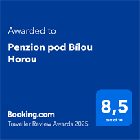 Ocenění Booking.com Traveller Review Award 2025 - hodnocení 8,5